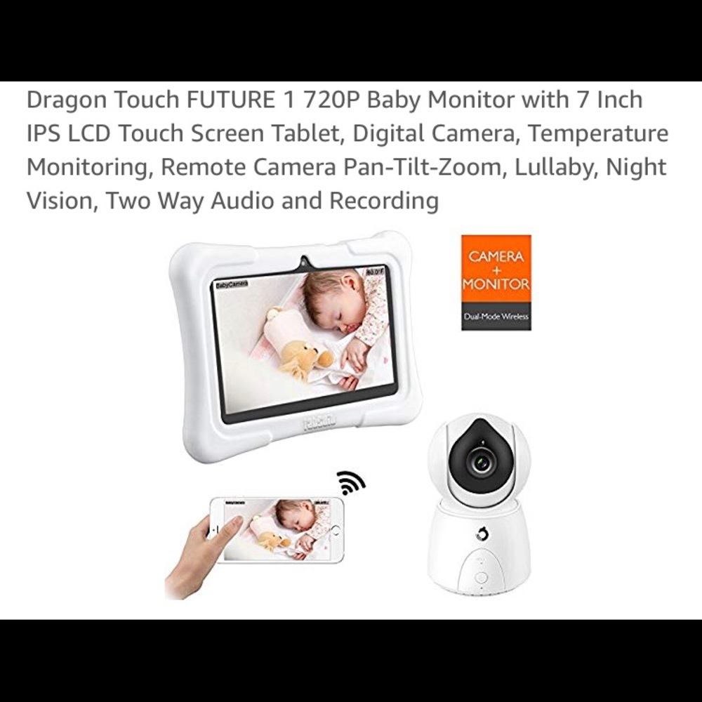 Baby monitor video camera
